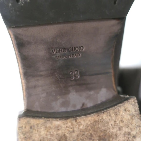 Brunello Cucinelli Moto Boots Gray Suede Size 39 Mid-Calf Biker Boots - Picture 11 of 11